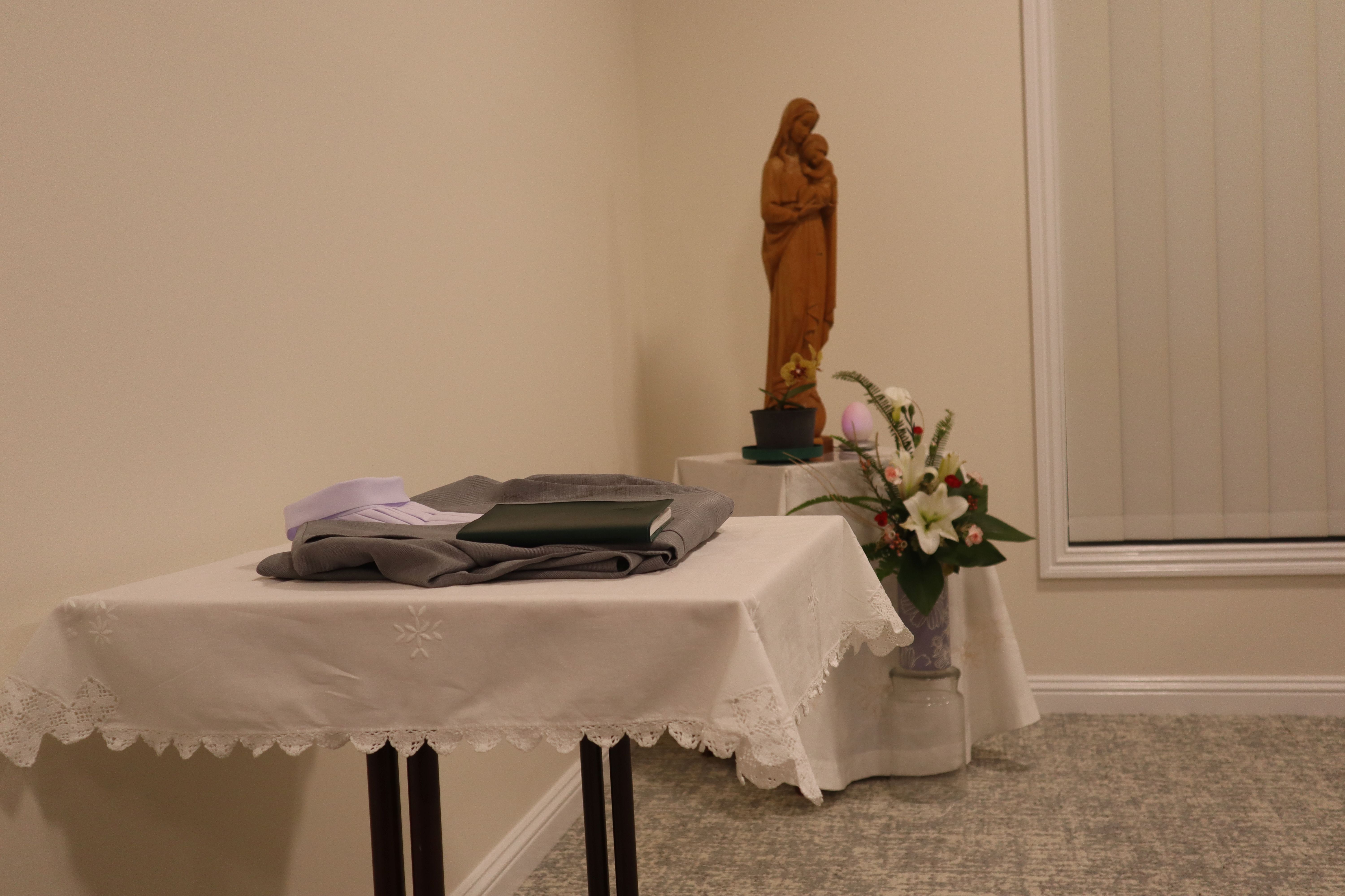 With intercession of Our Lady